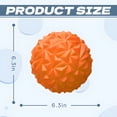 thumbnail image 2 of BESTSKY 2 Pcs Exercise Ball,6.3*6.3*3.15in Birth Ball,Anti-Slip Pregnancy Ball,Orange, 2 of 7