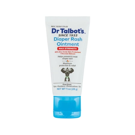 Dr. Talbot's Maximum Strength Baby Diaper Rash Ointment for Infants, 1 oz