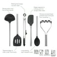 thumbnail image 5 of Tovolo Flex-Core Silicone Utensil Set (Set of 6) - Black, 5 of 6