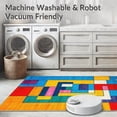 thumbnail image 5 of ODIKA 8'x10' Machine Washable Non-Slip Area Rug, Modern Geometric High Traffic Rug, Yellow, 138444, 5 of 7