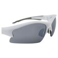 thumbnail image 6 of Epoch 1 Sport Golf Sunglasses White Gray Frame Polycarbonate Frame with Smoke Lens, 6 of 8