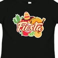 thumbnail image 4 of Inktastic Fiesta with Sombrero Taco Cactus Lime Red Pepper and Guitar in Background Boys or Girls Toddler T-Shirt, 4 of 5