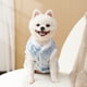 thumbnail image 5 of Chaqueta de invierno para perro | Abrigo acolchado de dos patas resistente al viento para perros pequeños | Chaleco cálido con forro polar y cierre de cremallera | Rosa, amarillo, azul y rojo, 5 of 6