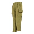 thumbnail image 3 of 1/12 Women Casual Pants Miniature Clothing for 6 inch Figures Doll Model Green, 3 of 7