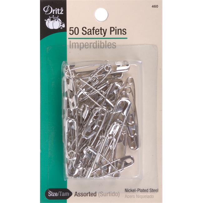 Dritz Safety PinsSizes 00 To 3 50/Pkg