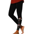thumbnail image 1 of MKLEKYY Pantalones deportivos para mujer, mallas con estampado navideño brillante y cálido de cristal para mujer, mallas para ejercicio físico, pantalones de yoga, 1 of 4