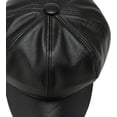 thumbnail image 5 of CoCopeaunts Beret for Men Women PU Octagonal Winter Warm Leather Newsboy Cap Female Korean Windproof Retro Artist Painter Hat, 5 of 8