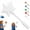 White, variant on Magic Wand Card Holder, 3D Printed Magic Wand Credit Card Holder, Star Magic Contactless Payment Cards Wand Taps-to-Pay Credit Cards Wands, 3D Printed Star Contactless Payment Holder
