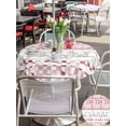 thumbnail image 5 of Outdoor Tablecloth with Umbrella Hole for Patio/Picnic/Party/Camping, Red Plaid Farmhouse Waterproof Table Cloth Round Cover Washable, Watercolor Cute Country Pigs Checkered (Dia 54"), 5 of 8