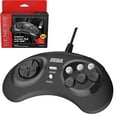 thumbnail image 5 of Retro-Bit Official Sega Genesis 8-Button Arcade Pad- USB Port - Black - PC/Mac, 5 of 5