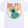 thumbnail image 3 of Sesame Street - Rosita With Flowers - Toddler and Youth Short Sleeve Graphic T-Shirt, 3 of 5