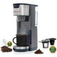 thumbnail image 1 of Mixpresso Cafetera de una porción Compatible con cápsulas K-Cup y café molido Cafetera de 30 oz Una porción 5 tamaños de preparación Se adapta a una taza de viaje de hasta 14 oz Cafetera gris Bandeja Mixpresso NA, 1 of 6