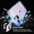 thumbnail image 6 of JETech Kickstand Case for iPhone 14 Plus 6.7-Inch, Support Wireless Charging, Slim Shockproof Bumper Phone Cover, 3-Way Metal Stand (Clear), 6 of 7