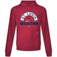 thumbnail image 2 of Men's Levelwear Red St. Louis Cardinals Relay Banner Arch Pullover Hoodie, 2 of 3