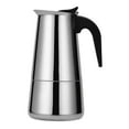 thumbnail image 1 of Shisuyan Stainless Pot Portable Stovetop Coffee Maker For Home Office Stylish Design Easy Operation Cup Capacity, 1 of 9