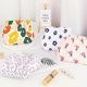 thumbnail image 5 of Bolsa de almacenamiento con estampado de metralla a prueba de agua, bolsa de cosméticos para llevar llaves, lápiz labial, mini monedero de almacenamiento (agua azul amor L) S, orquídea de cuatro hoj, 5 of 5