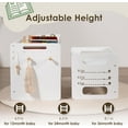 thumbnail image 2 of Montessori Weaning Table and Chair Set - Adjustable Design for Toddlers, Ideal for Mealtime, Learning, and Play, White, 2 of 6