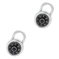 thumbnail image 1 of Scienceny Rotary Padlock Zinc Alloy Digital Code Password Lightweight Security Cabinet Padlocks Portable Locks Lock Anti-theft Combination Como se muestra 2piezas Scienceny CBP584580, 1 of 5