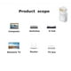 thumbnail image 4 of Conectores RJ45 de paso Cat6, paquete de 100 unidades, W-NECTOUN, 4 of 6