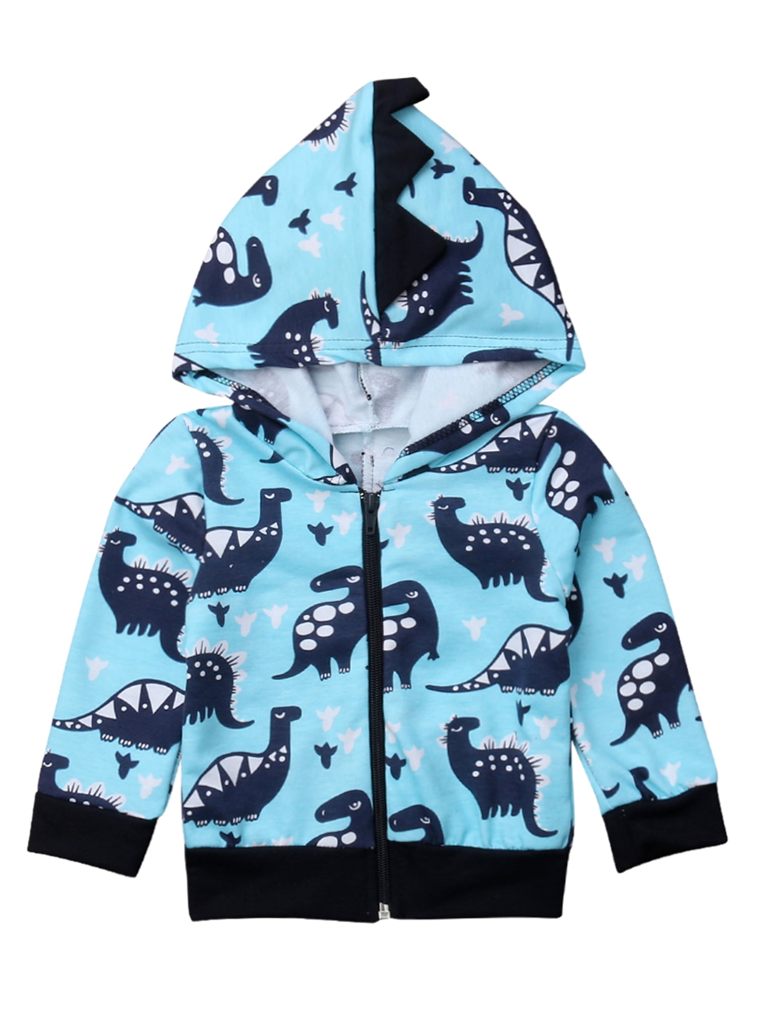 Jacket Kids Cute Dinosaur Baby Outerwear Coat Boys Kids Hooded Children Clothing 