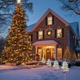 thumbnail image 5 of White Christmas Tree Outdoor,Solar Powered Christmas Trees with LED Christmas Lights,Pre-lit Small Artificial Xmas Tree for Yard Porch Walkway Pathway Grave Cemetery Christmas Decorations, 5 of 7