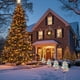 thumbnail image 5 of Árbol de Navidad solar con luces impermeables para caminos pequeños, luces para exteriores, decoraciones navideñas, árbol de Navidad de cedro con colores para jardín, patio y terraza., 5 of 6