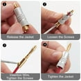 thumbnail image 6 of WGGE wg-009 banana plugs audio jack connectors, 12 Pack, 6 of 10