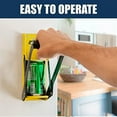 thumbnail image 3 of Mckay 16 Oz. Metal Can Crusher, Heavy-Duty Wall Mounted Smasher for Aluminum Seltzer, Soda, Beer Cans and Bottles for Recycling with Built-In Bottle Opener, Home Gadgets for Memorial Day - Yellow, 3 of 8