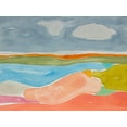 thumbnail image 2 of Delamater, Rob 14x12 Black Ornate Wood Framed with Double Matting Museum Art Print Titled - Luminous Coastline II, 2 of 4
