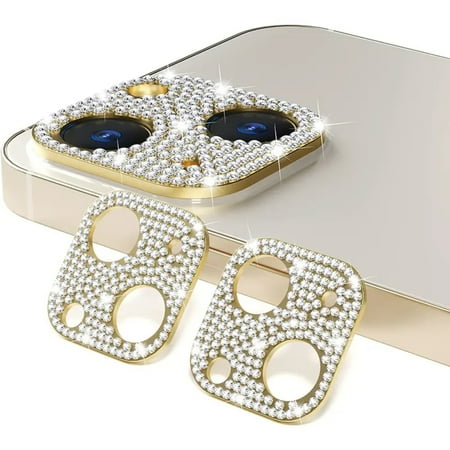 

HLJHKJWM Elegant and Luxurious Rhinestone Camera Lens Protector for iPhone 14/14 Plus/14 Pro/14 Pro Max Stunning and Glamorous iPhone 13/13 Mini/13 Pro/13 Pro Max Sophisticated and Eleg