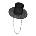 thumbnail image 4 of Sombrero tradicional coreano, sombrero de disfraz novedoso para presentaciones en clubes, Halloween, 4 of 9