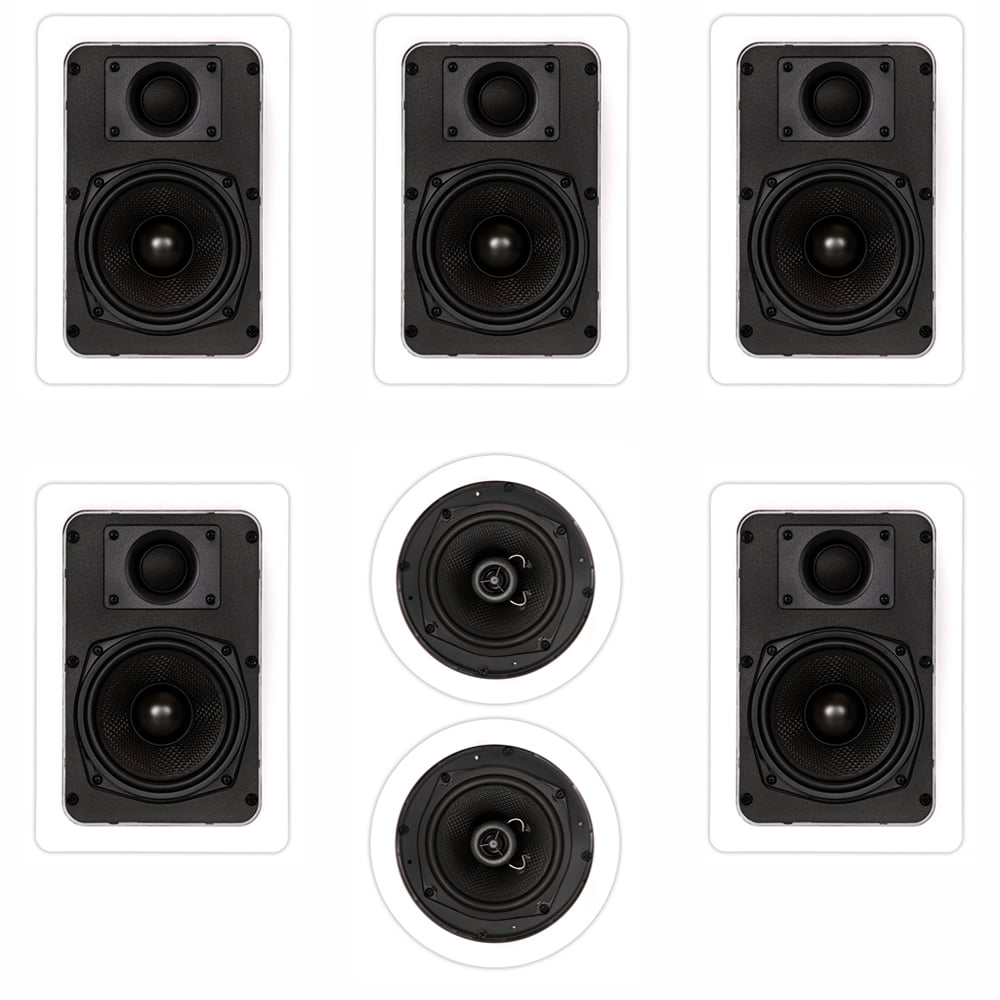 Theater Solutions TSVCD Indoor Speaker Volume Controls 3 Color Dial 7 Piece Pack