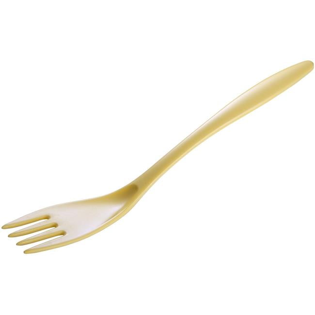 12.5 in. Melamine Fork Butter Yellow, Pack of 200