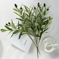 thumbnail image 7 of TFYZYY Realistic Faux Olive Tree Artificial Potted Greenery for Indoor & Outdoor Decoration (17.71x13.77 inches), 7 of 7