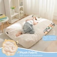 thumbnail image 3 of Puf cama MAXYOYO convertible para niños, color beige, 3 of 7