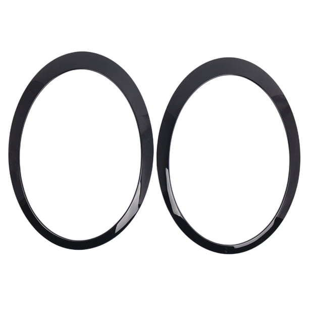 (Video disponible) Marcos faros Mini R50 (01-06) un par negro brillante