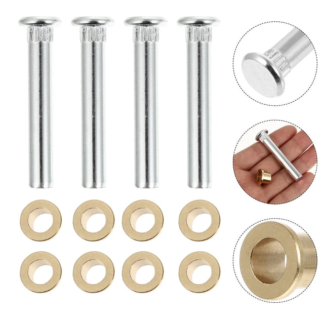 WEUVEB 4Ud Kit Auto Bisagra Puerta Con Pasadores Duraderos De Aluminio Fácil De Usar