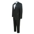 thumbnail image 2 of Men’s Premium Modern Fit Black Notch Lapel Two Buttons Tuxedo 34 Short/28 W, 2 of 7