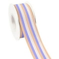 thumbnail image 4 of Colorful Stripe Printed Grosgrain Satin Ribbon for Gift Wrapping Hair Bow Craft Accessory 50 Yards Jiayi, 4 of 7