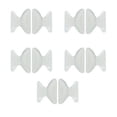thumbnail image 1 of 5 Pair Eyeglass Sunglass Glasses Spectacles Anti-Slip Silicone Stick On Nose Pad, 1 of 8