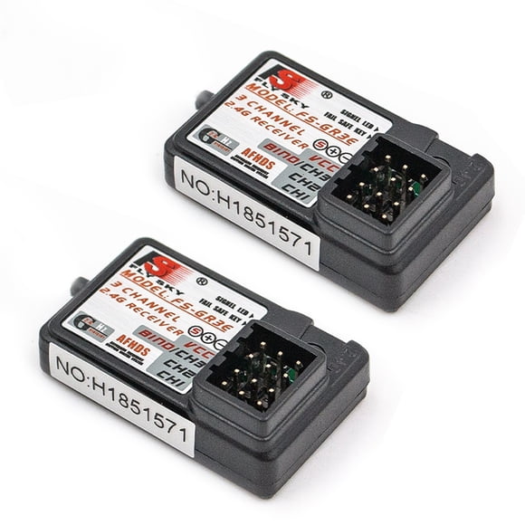 2Pcs Flysky -GR3E AFHDS 2.4G 3CH Receiver for -GT2 -GT2B -GT3B -GT3C FZ-IT4S RC Car Boat