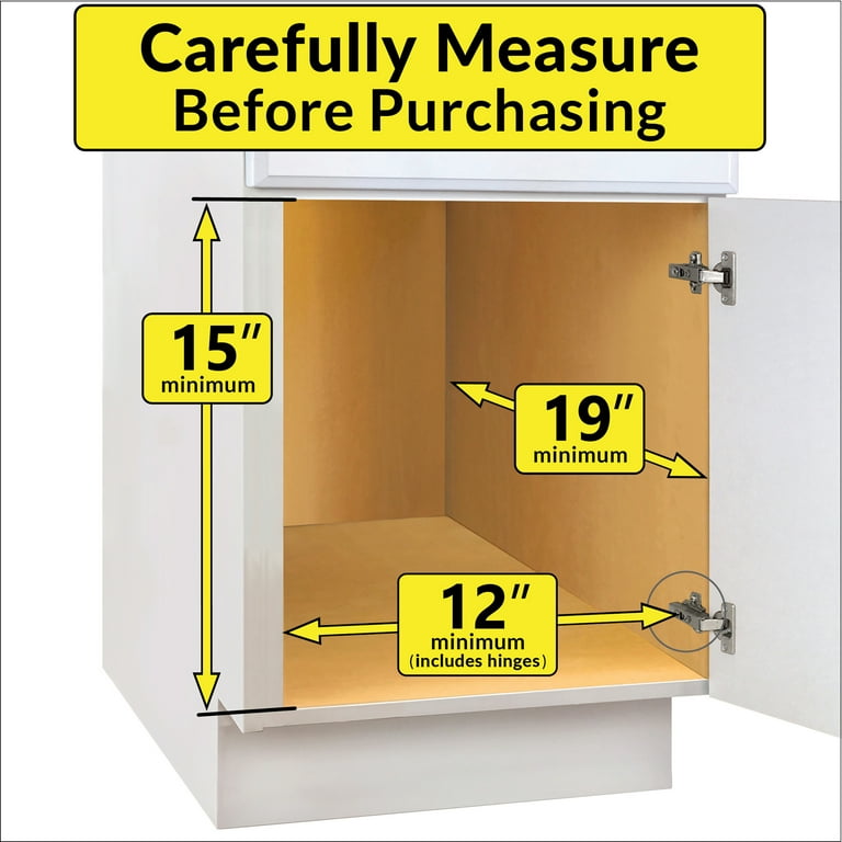 LYNK PROFESSIONAL Slide Out Under Sink Cabinet Organizer Pull