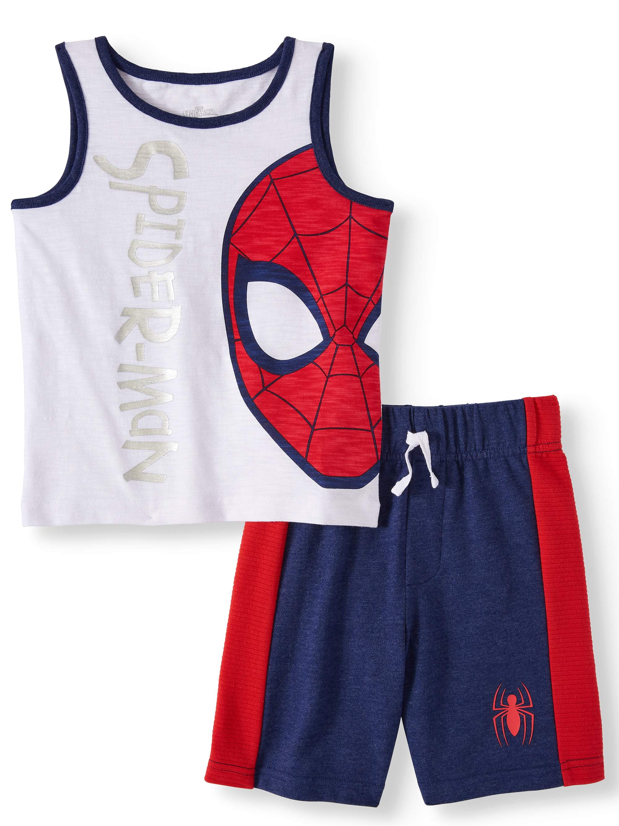 Details about  / 2 tank tops-Batman and Spiderman Toddler Boys 3D Graphic Tank Tops Size 5T NWT
