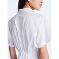 thumbnail image 4 of Free Assembly Women's and Women's Plus Cotton Eyelet Corset Mini Shirtdress, Sizes XS-4X, 4 of 5
