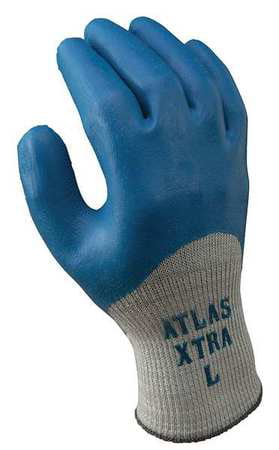 PR Blue//Gray Cut Resistant Gloves L