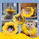 thumbnail image 4 of Yellow Elizabethan Collar Post Surgical Protective Collar for Cats Pet Recovery Collar Adjustable, 4 of 5
