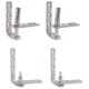thumbnail image 4 of 2 pack 304 Stainless Steel Swinging Hardware Saloon Door Hinges,S, 4 of 5