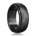 thumbnail image 2 of Beaux Bijoux Men's Black Plated Honey Comb Design Ring in Stainless Steel | Men's Trendy Ring | Fine Spinner Rings for Men-11, 2 of 7