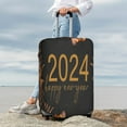 thumbnail image 7 of Gukieu HAPPY NEW YEAR 2024 Print Suitcase Protective Cover, Elastic Zipper Buckle Suitcase Protective Cover, Suitable for Travel, Business Trip-Medium, 7 of 7