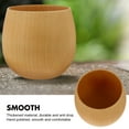 thumbnail image 2 of COSMOBETTY 1Pcs Cup Big Belly Wooden Multipurpose Drinking Household Water Cup Natural Wood Color 9X8X8CM, 2 of 8